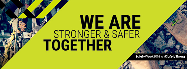 We are stronger and safer together banner