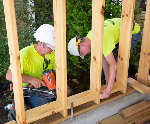 Photo of apprentice carpenter