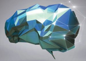 abstract brain model