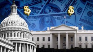 money overlayed on wisconsin capitol